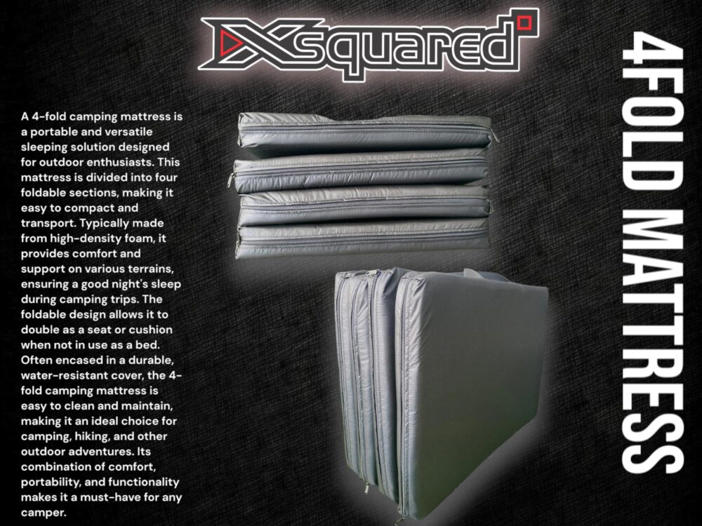 4-Fold Mattress (2m x 0.7m x 60mm) Extra Long, Extra Wide